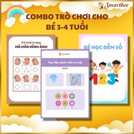 [3-4 Years Old] Intellectual Game Learning Materials Combo for Children 3-4 Years Old
