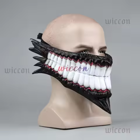 New Hot New Anime Dandadan Cosplay Ken Takakura Okarun Devil Mask PVC Mask Halloween Monster Prop Ac