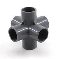 【Limited stock】 20 25 32mm Grey Pvc Connector Straight Elbow Tee Cross Joints Water Adapter Home Diy