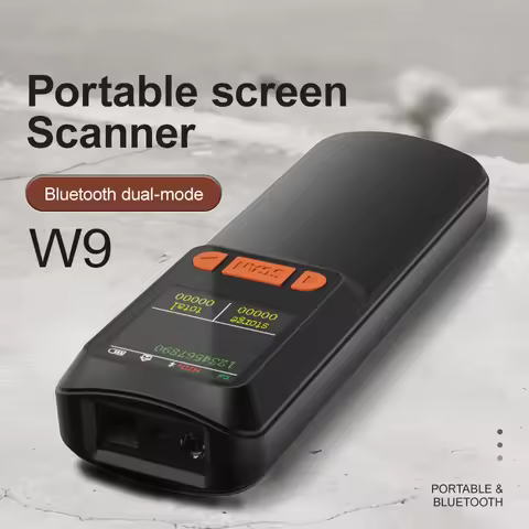 Bolan W9 1D 2D Barcode Reader Mini Scanner Portable Barcode Scanner Ipad Barcode For Barcode Scanner