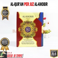 Al Quran Per Juz Terpisah 30 juz Ukuran Besar A4 Alquran Terjemah Perkata Latin Mujazza Al Khobir