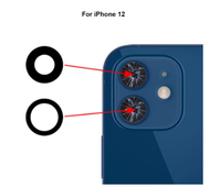Camera Lens Lensa kamera kaca kamera belakang ip iPhone 12 Iphone 12 mini -with ring