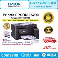 Printer EPSON L5290 L 5290 L-5290 - Pengganti L5190 - L 5190 L-5190 Print Scan Copy Fax Ethernet - Untuk Kertas A4 /F4 ( Letter ) / Legal