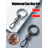 Premium Metal Car Keychain with Silicone Loop fit for Isuzu D-max Mu-7 Panther Wizard Rodeo
