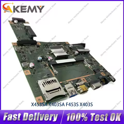 X453SA Laptop Motherboard For ASUS VivoBook X453S X453SA F453S A453S Notebook Mainboard With Celeron
