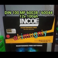 AKI MOBIL INCOE ASTRA MF 60038 60044 DIN 100 MERCY BMW 12V 100AH