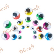 Ocraft Googly Wiggly Eyes Toy Colorful Eyes for Arts Crafts Handcraft DIY Decoration Permainan Mata