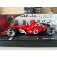 [Orphan] Hot Wheels 1/18 Ferrari Fleet F2002 Schumahe 2002 Race