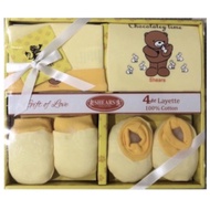 Shears Baby Gift set 4pcs Gift of love yellow