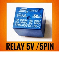 RELAY DC5V 5PIN SONGLE BRAND