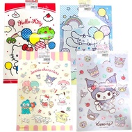 Small Auditorium Sanrio Flat Mouth Bag 2 Items Set M (Copper Plate Items) Kitty Big Ear Dog Kuromi