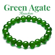「SG SHOP」Natural Green Agate Bracelet 天然绿玛瑙手链