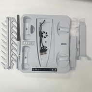 คอนโซล PS5แท่นระบายความร้อนอเนกประสงค์พร้อมที่ชาร์จคอนโทรลเลอร์คู่ที่เก็บหมวก VR CD สำหรับแท่นชาร์จม