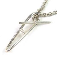 สร้อยคอยาว HERMES Chaine d'Ancre Twist สีเงิน (AG925) สภาพเยี่ยม - น้ำหนัก: 25.67 กรัม