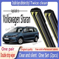 Suitable for Volkswagen Sharan Double-Layer Rubber Strip Wiper Volkswagen Sharan Car Double Rubber S