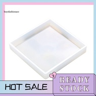 BF Transparent Coasters Ashtray Cement Candle Tray Flower Pot Base Silicone Mold