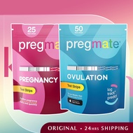 Pregmate 25 Pregnancy Test Strips | 50 Ovulation Test Strips / Easy@Home / Clearblue / First Respons