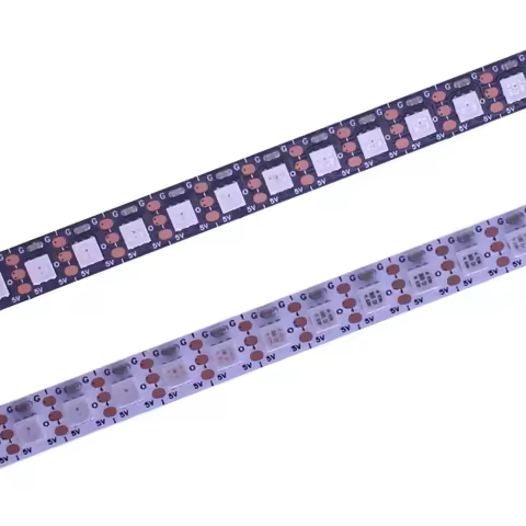3535 Led pixel strips Light 1M 2M 3M 4M 5M 144LEDs/M 60LEDs 5V WS2812B Led Strip light Individually 