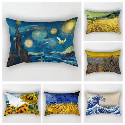 Home autumn decoration Colorful pattern pillow cushion cover decorations throw pillow covers 30*50 p