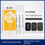 marker pen white board whiteboard marker STA Star 7005 pen berkilat tinggi putih kepala pen peluru y