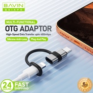 BAVIN O99 OTG USB 3.0 to Type-C Adapter Fast Plug & Play 480 Mbps Transfer Compact Converter