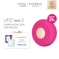 FOREO UFO Mini 2 Supercharged Face Mask - Full LED Spectrum &amp; Red Light Therapy for Face | Face Moisturizer | Anti Aging