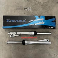 YAMAHA Y100 FRONT FORK ASSY BATANG FORK DEPAN SET STANDARD  Y-100 Y 100 Y100 SPORT