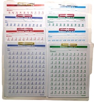 Window Card Set, A1, S1, M1, D1, A2, S2, M2, D2, School Supplies, Wholesale/Retail