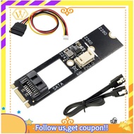 【W】M.2 SATA Adapter M.2 NGFF to SATA3.0 7 Pin Adapter M2 Key-B to SATA3.0 Adapter Card for 2242 2260
