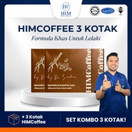 HIMCoffee Dr Samhan Kopi Tongkat Ali Tenaga Lelaki Stamina 3 Kotak Pakej Sebulan Halal JAKIM Himwell