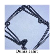 MESIN Kc03 SIRUBA YAMATA TYPICAL Rubber Packing Top Cover Industrial Overlock Sewing Machine