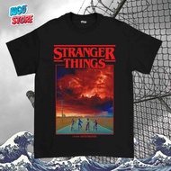 AigoStore Kaos Film Stranger Things | 001 | Baju Film Stranger Things | T-shirt Movie