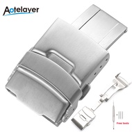 For 18mm 20mm 22mm 24mm Stainless Steel Watch Band Buckle Diving Style Folding Buckle for Seiko for Citizen Watch Steap Buckle Watch Clasp Buckle