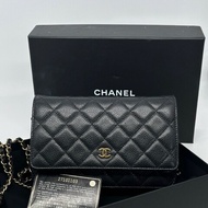 CHANEL香奈兒 WOC 小牛皮發財包 27開 斜背包肩背包