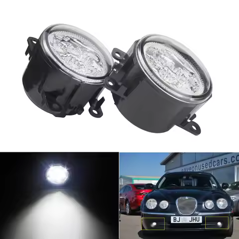 ANGRONG 2Pcs 9 LED Front Fog Light For Vauxhall Opel Agila Astra G Signum Tigra Vectra C
