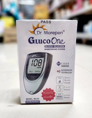 เครื่องเจาะน้ำตาล เครื่องตรวจน้ำตาลในเลือด กลูโค วัน DR.Morepen Gluco one BG-03 เครื่องตรวจวัดระดับน