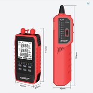NOYAFA NF-908S เครื่องวัดพลังงานออปติคอล และสายเครือข่าย OPM หน้าจอ LCD ดิจิทัล แบบชาร์จไฟได้
