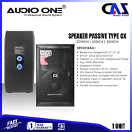 Speaker Pasif 10 12 15 inch CX AUDIO ONE 800 WATT Monitor Panggung Sound System Lapangan 1UNIT | DMS