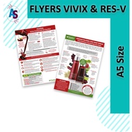 Flyers Shaklee - Vivix &amp; Res-V