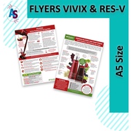Flyers Shaklee - Vivix & Res-V