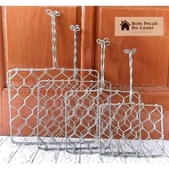 BL - WIRE GRILL CLAMP GRILL/ FOR CHICKEN, FISH, AND MEAT 4 SIZES WIRE GRILL/ GRILL GRILL GRILL/ BBQ 
