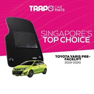 Trapo Car Mat for Toyota Yaris (2019-2020) | Anti-Slip | Waterproof | Custom Made | Odour Free