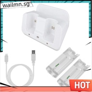 Smart Charging Station Dock Stand Charger for  U Gamepad Remote Controller A9LC(White)