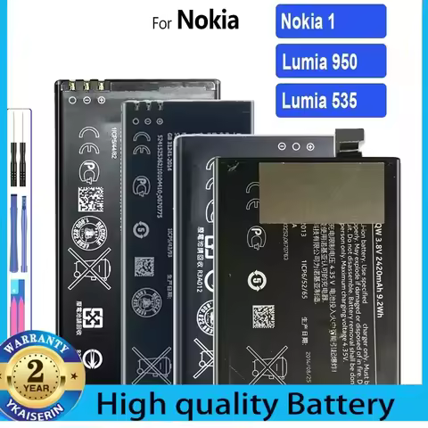 Phone Battery BL-L4A BV-T4D BV-5V For Nokia 1 Nokia1 TA-1047 Lumia L4A 535 830 RM984 RM-1090 RM-1089