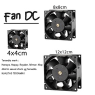 Kipas 12V Fan Dc Kipas Pendingin Heatsink 4X4 8X8 12X12 Terbaru