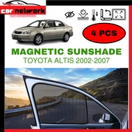 Toyota Altis 2002-2007 OEM Magnetic Sunshade (4PCS)