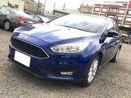 【全額貸】二手車 中古車 2015年 FOCUS 5D 1.5T藍 黑內裝陽春