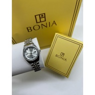 [ PREMIUM ITEMS✅] BONIA Date Jam Tangan Wanita Stainless Steel Rosegold Ladies Luxury Women Watches 