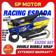 Exhaust Espada Std Cutting 100% Original Y15ZR/Y15/RS150/LC135/SRL115/SRL115FI EZXOS E4 E5 E6 E7 V5 