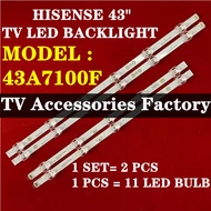 43A7100F HISENSE 43" TV LED BACKLIGHT(LAMPU TV) HISENSE 43 INCH LED TV BACKLIGHT 43A7100
